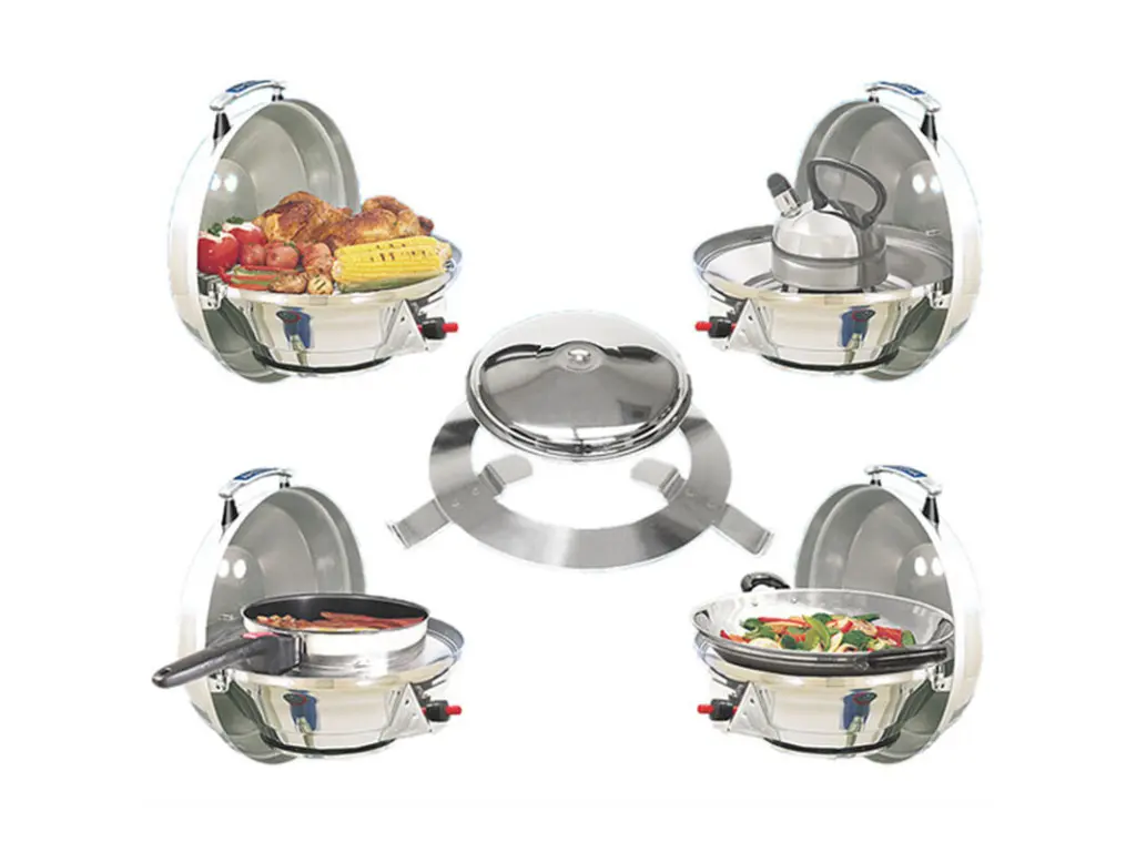 Magma Marine Kettle 3 Combination Stove And Gas Grill